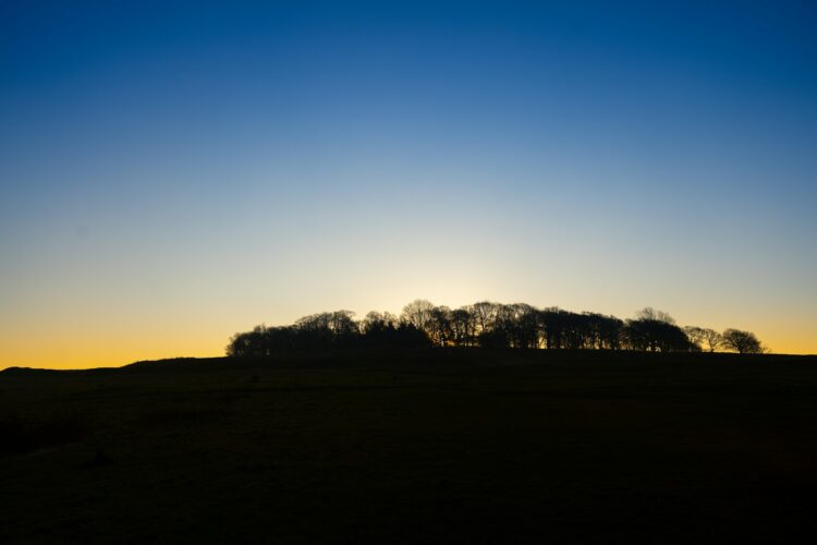 badbury rings at sunrise