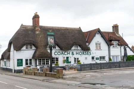 Coach & Horses pub in wimborne, Dorset