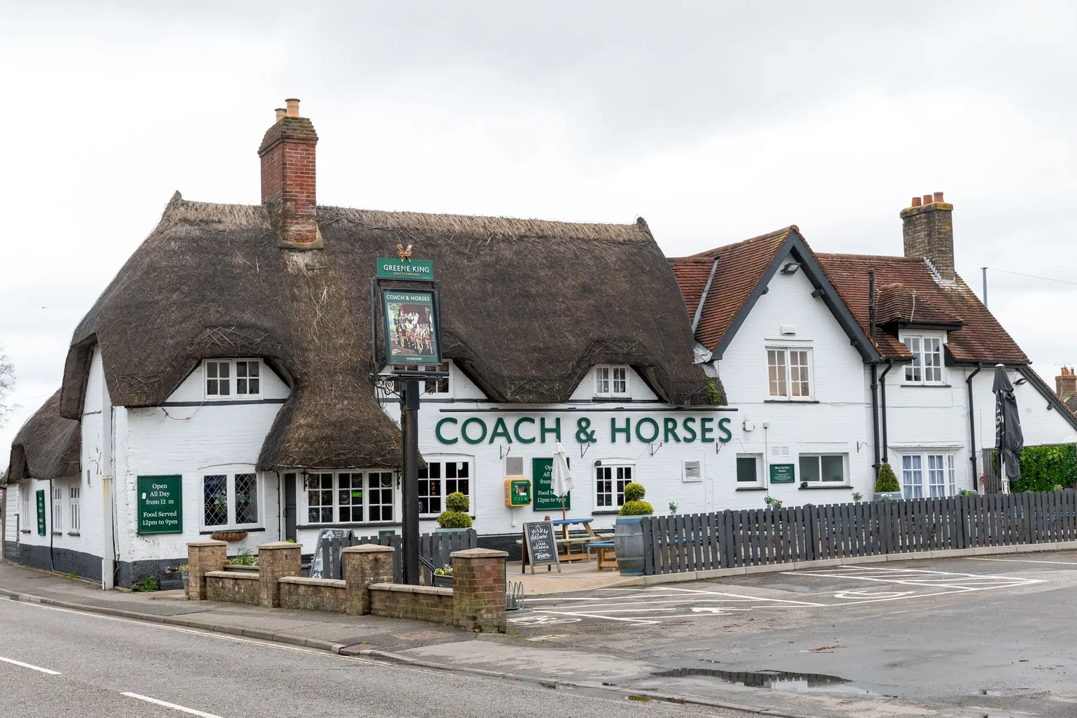 Coach & Horses pub in wimborne, Dorset