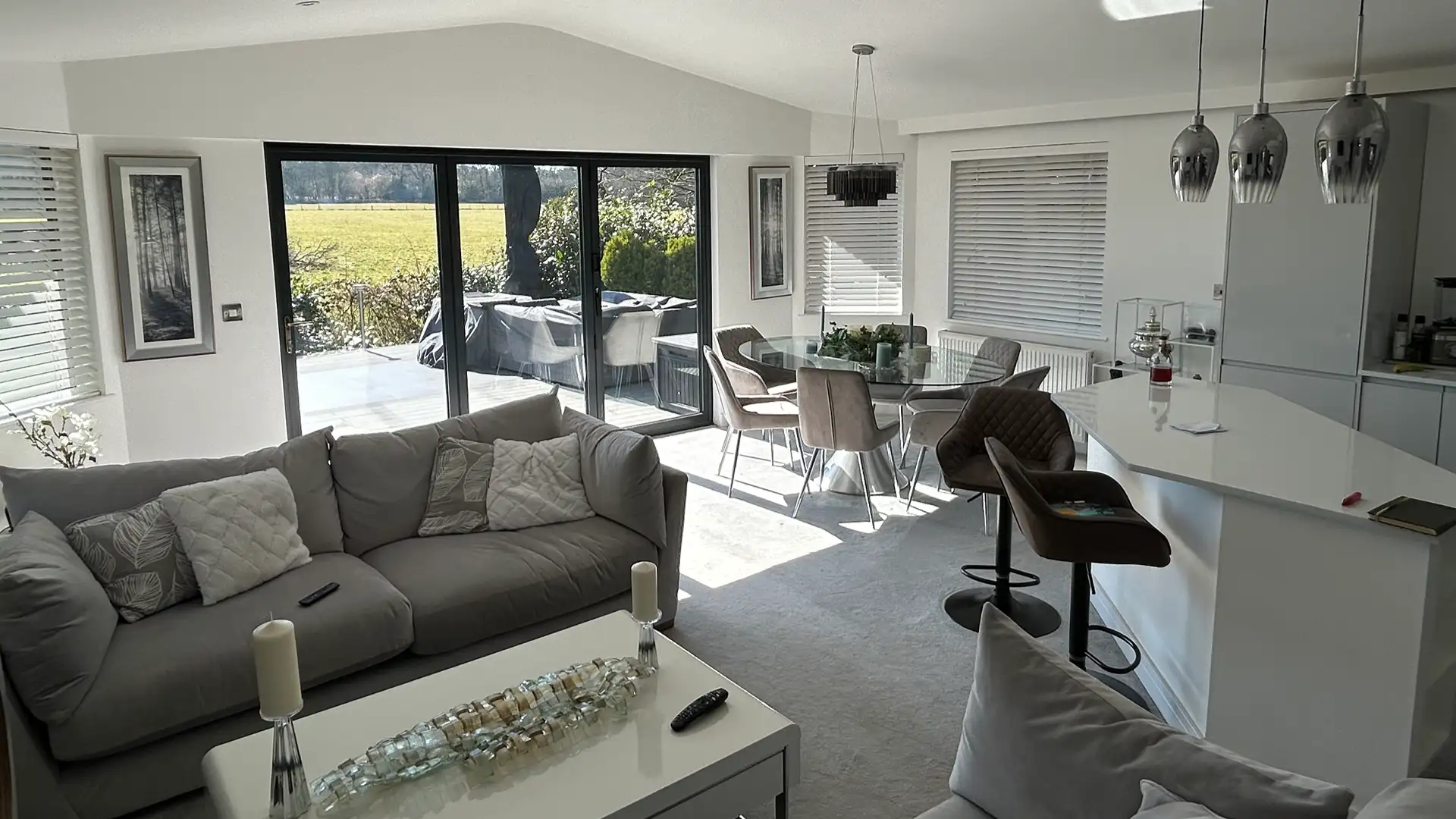 Holiday Park Home Modern White Interior