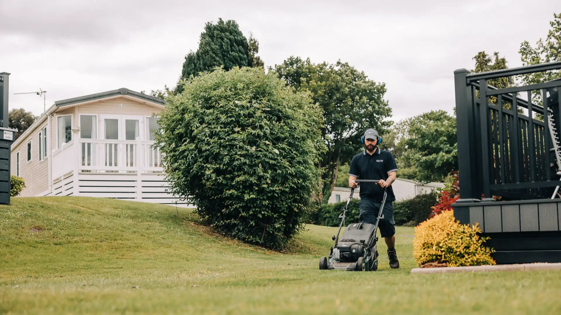 maintenance team at merley house holiday park
