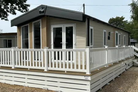 Beige and White Holiday Home