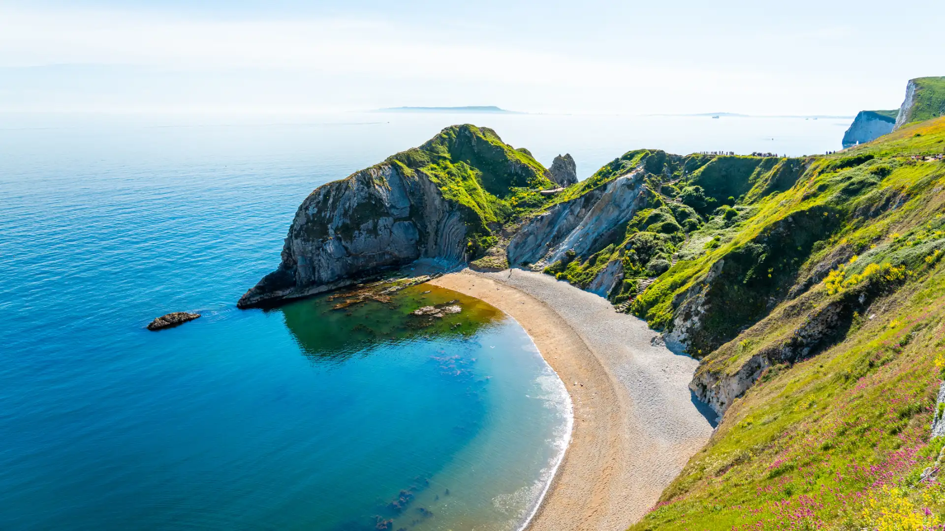 Man O War Beach in Dorset